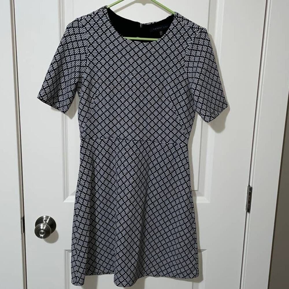 Forest Lily Black and White Dress Size Small